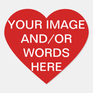 FAITES-LE VOUS-MÊME ~ 1,5" Stickers Coeur