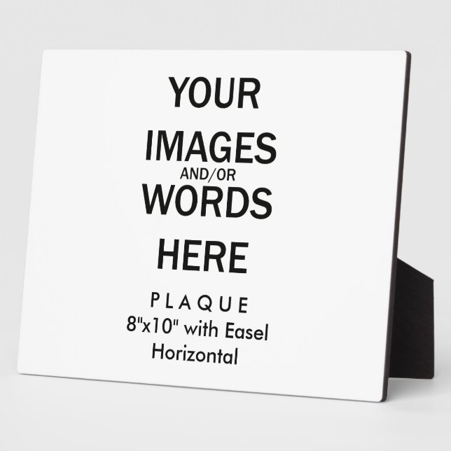 Faites-le vous-même - Plaque 8x10 avec Eau (Côté)
