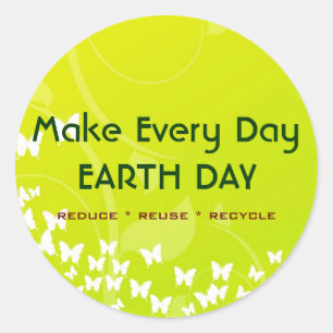 Faites les autocollants de chaque JOUR DE LA TERRE