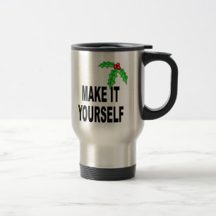 Faites-lui vous-même Noël tasse inoxydable de
