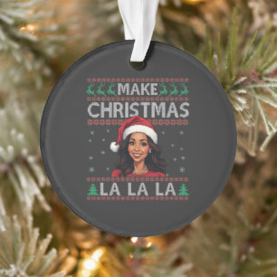 Faites Noël La La La Ugly Xmas Sweat Kamala