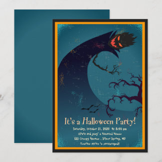 Faites peur à une fête Invitation de la fête d'Hal