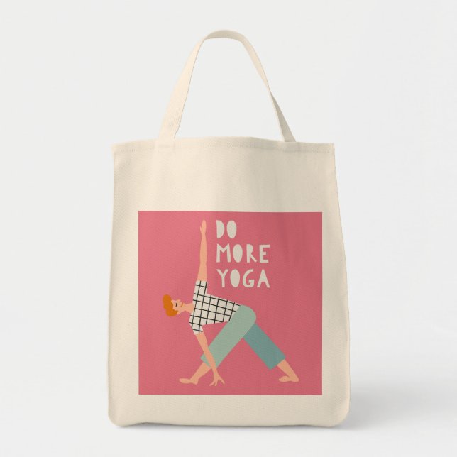 Faites plus de yoga sac fourre-tout sucré (Devant)