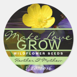 Faites pousser l'amour Stickers Tournesol