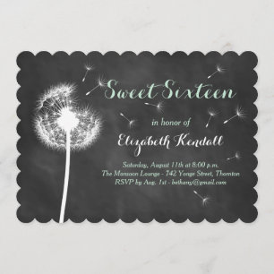Faites un souhait ! Invitation de sweet sixteen