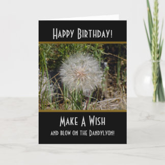 Faites une carte d'anniversaire de Dandylyon de
