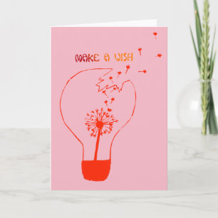 Faites une Carte d'Anniversaire Souhaite. Pink Dan