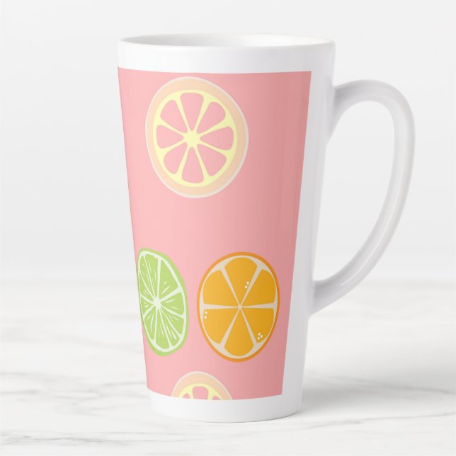Faites votre cuisine heureux agrumes motif tasses (Droite)