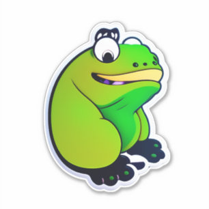 Faites votre marque avec l'art Sticker Froggy