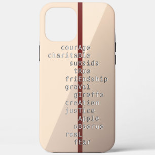 Faites votre nom ou message avec Crosswords? Coque