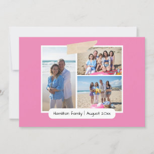 Faites votre propre 3 Collage photo carte personna