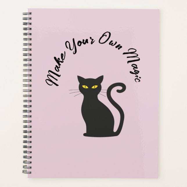 Faites votre propre chat noir mignon magique (Devant)