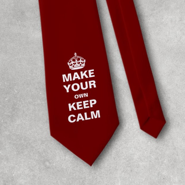 Faites votre propre Cravate de calme - Modèle (Créateur téléchargé)