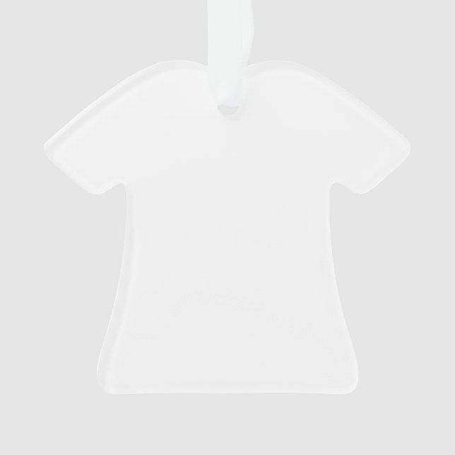 Faites votre propre ornement formé par tee - shirt (devant)