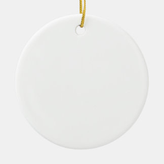 Faites votre propre ornement rond de Noël de photo