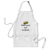 Faites votre propre sandwich ! tablier
