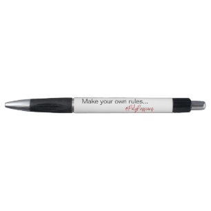 Faites votre propre stylo de règles