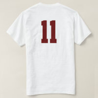 Faites votre propre T-shirt de nombres