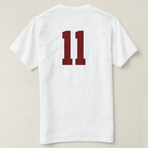 Faites votre propre T-shirt de nombres