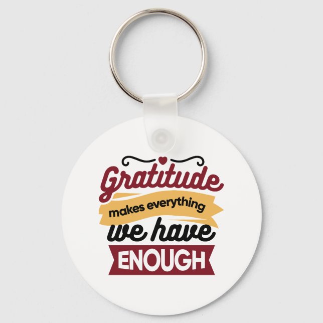 Faith and Gratitude Artwork – Uplifting Christian  Schlüsselanhänger (Vorderseite)