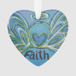 Faith Angel Word Art Cadeau de vacances