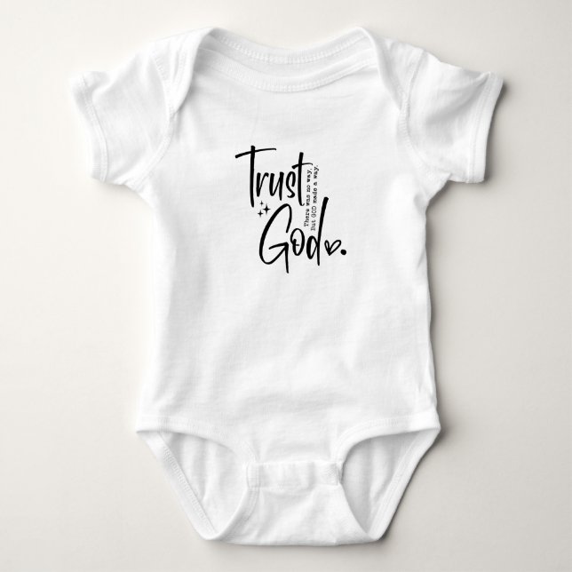 Faith Baby Bodysuit Strampler (Vorderseite)