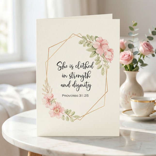 Faith-Based Encouragement for Women Karte (Von Creator hochgeladen)