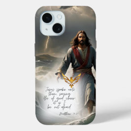 Faith Based Jesus on Water Gold Dove New Testament Case-Mate iPhone Hülle