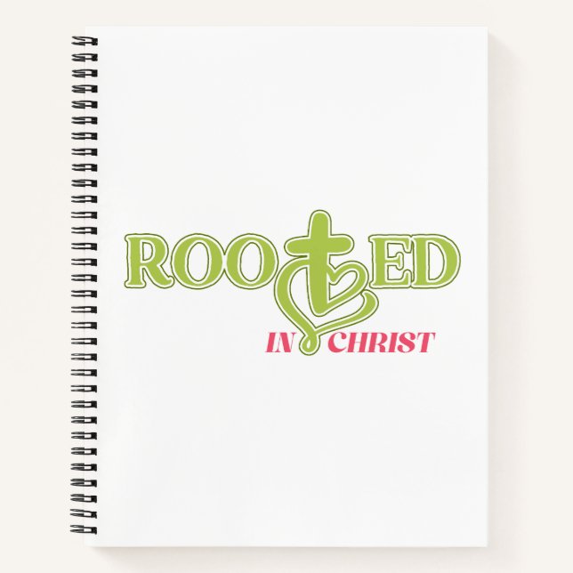 Faith Based Journal Rooted in Christ Notizbuch (Vorderseite)