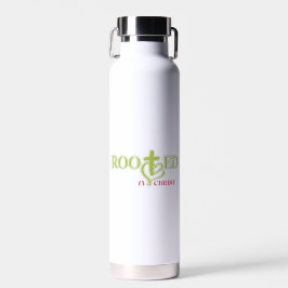 Faith Based Tumbler Rooted in Christ Quote Trinkflasche