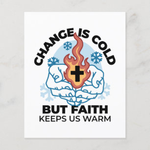 Faith Behalte uns warm - Hochwertiges Winterwerk Flyer
