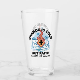 Faith Behalte uns warm - Hochwertiges Winterwerk Glas