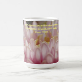 Faith Blume Bible Verse Pink Tasse Cup