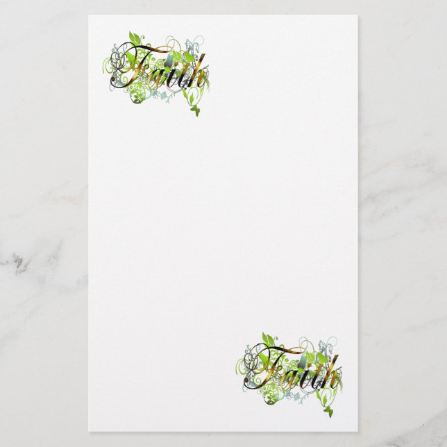 Faith Briefpapier (Vorderseite)