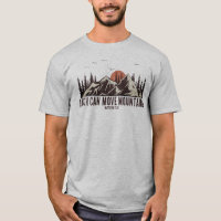 Faith Can Move Mountains Bible Verse Christlich