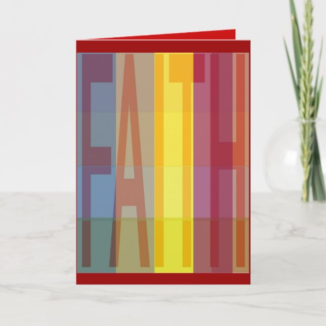 Faith Condolence Card Karte (Vorderseite)