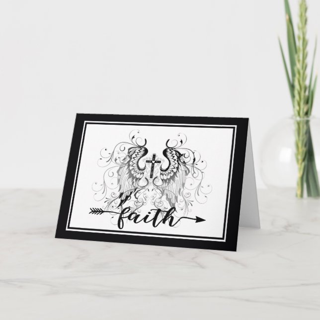 Faith Cross Card Karte (Vorderseite)