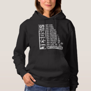 Faith Cross Christlich Religious Jesus Lord Gift J Hoodie