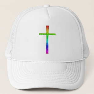 Faith Cross Rainbow Truckerkappe