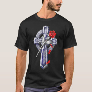 Faith Cross Rose Jesus Christlich Lover T-Shirt