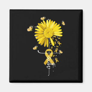 Faith Cross Tee Christliches Bewusstsein für Kinde Magnet