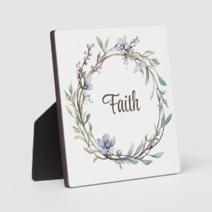 Faith dekorative art fotoplatte