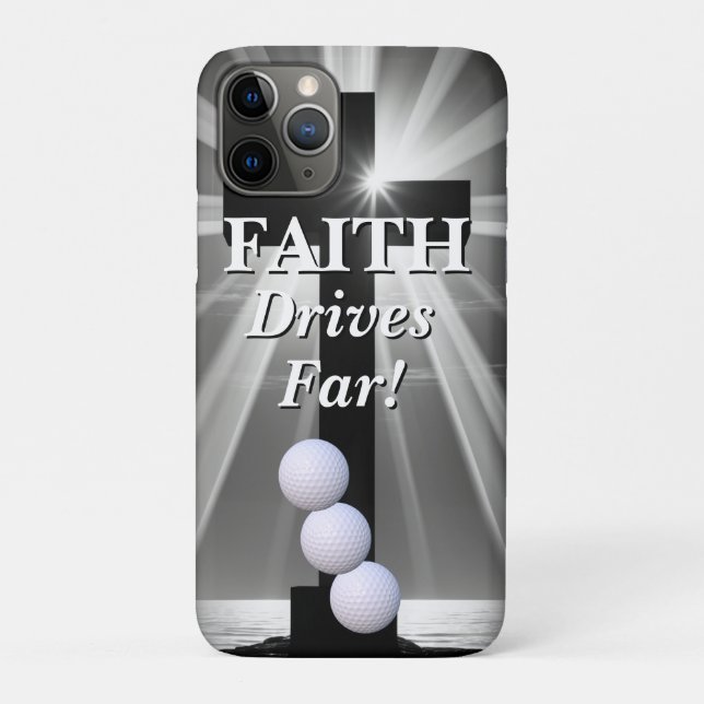 Faith Drives Far Case-Mate iPhone Hülle (Rückseite)