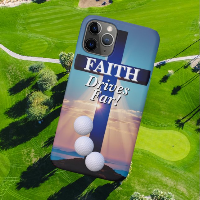 Faith Drives Far Golf  Case-Mate iPhone Hülle (Von Creator hochgeladen)