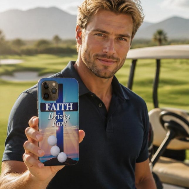 Faith Drives Far Golf  Case-Mate iPhone Hülle (Von Creator hochgeladen)