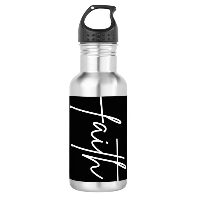 Faith Edelstahlflasche (Vorderseite)