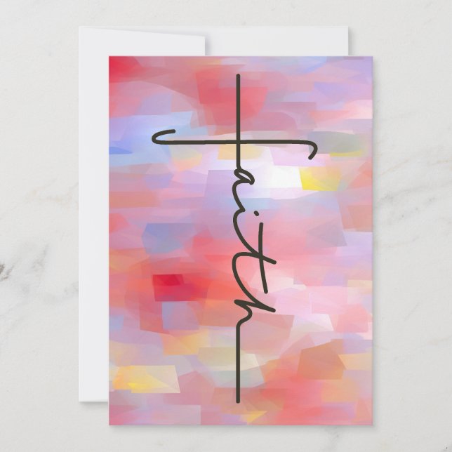 Faith Einladung (Vorderseite)