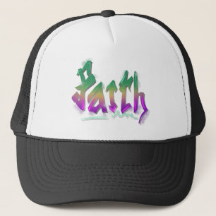 Faith Elektrische Pinsel-Handschrift Faith Truckerkappe