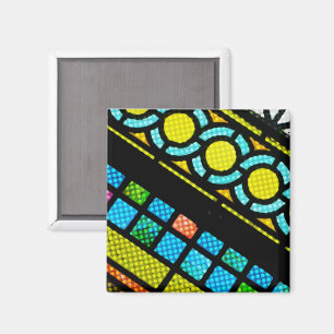 Faith Erholung Hope Stached Glass Window Colorful Magnet