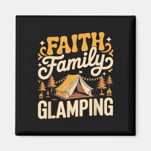 Faith Familien-Glamping-Luxus-Camping-Glamper  Magnet
